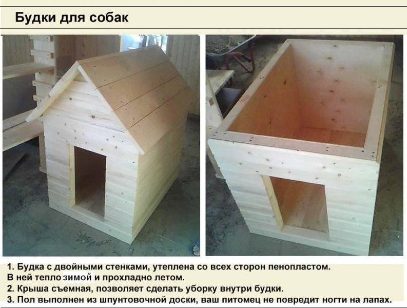 Простая собачья конура своими руками — пошаговый фотоотчет