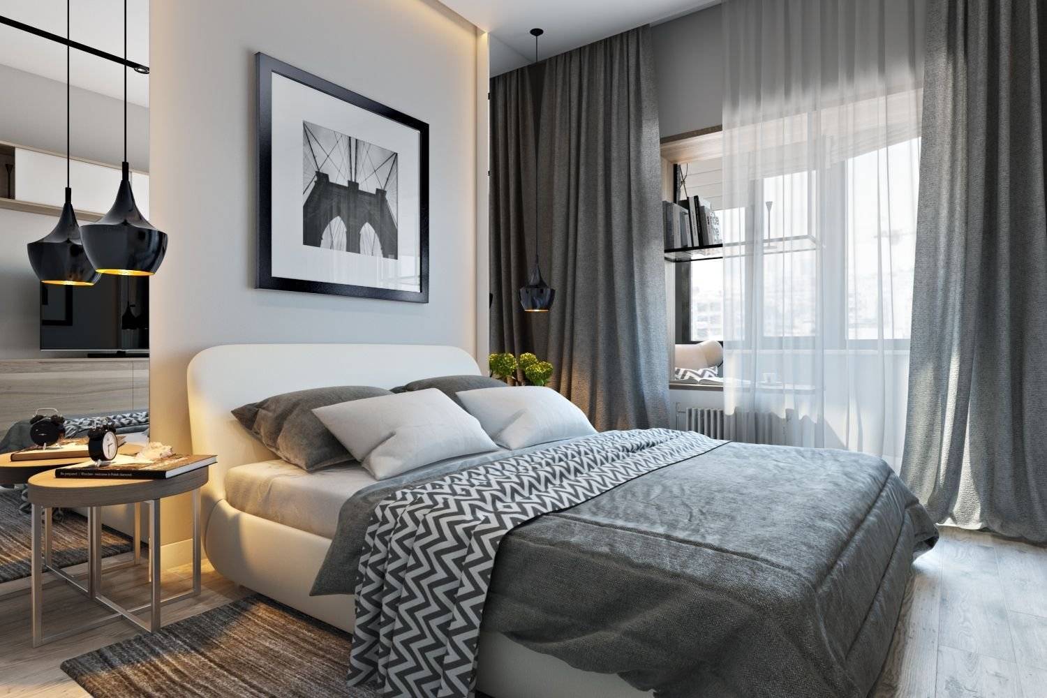 Спальня в стиле модерн — 70+ фото с лучшими идеями дизайна