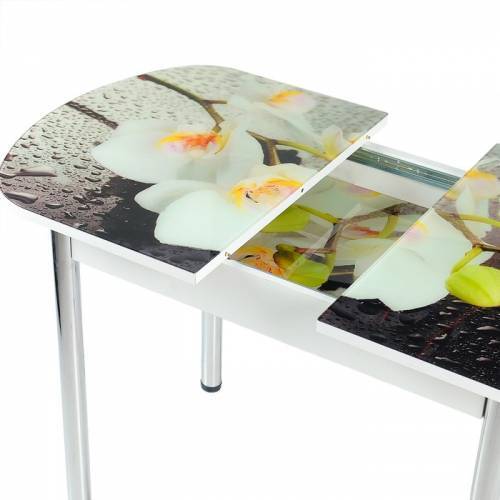 Стеклянный стол на кухне - фото интересных решений современного великолепияall-designstroy.ru