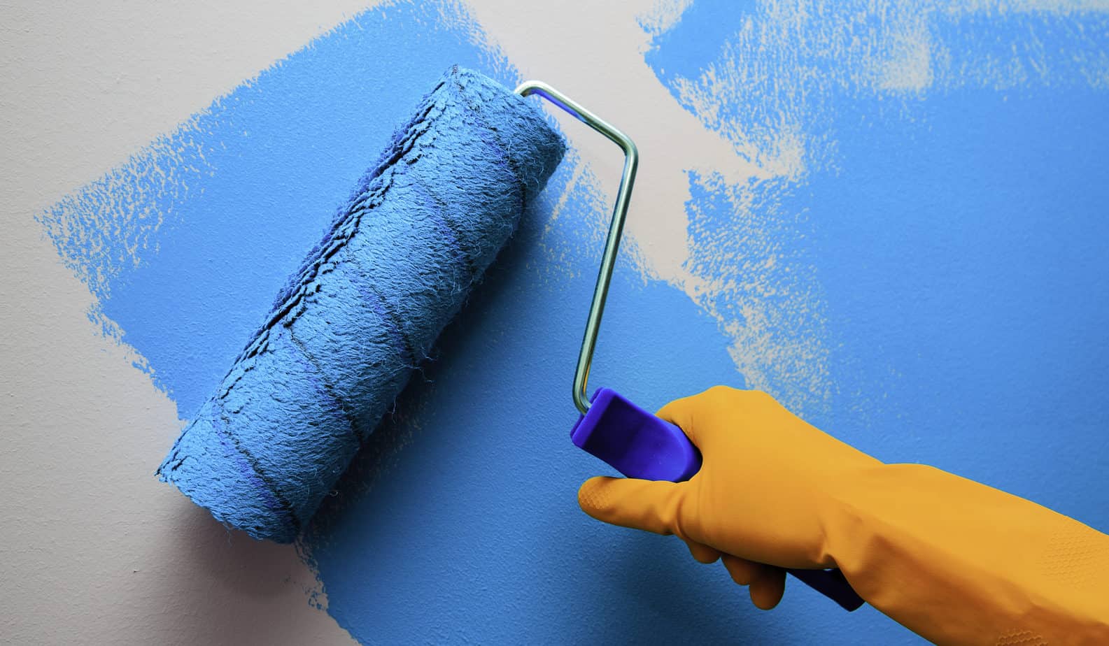 Комбинированная покраска стен в два и более цвета: 10 вариантов дизайна