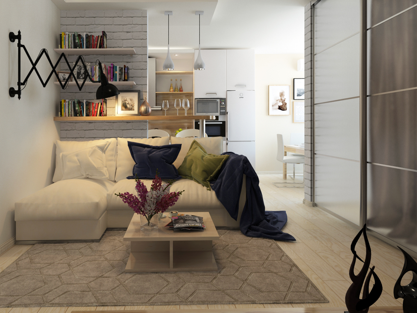 20 дизайнерских идей для маленьких квартир