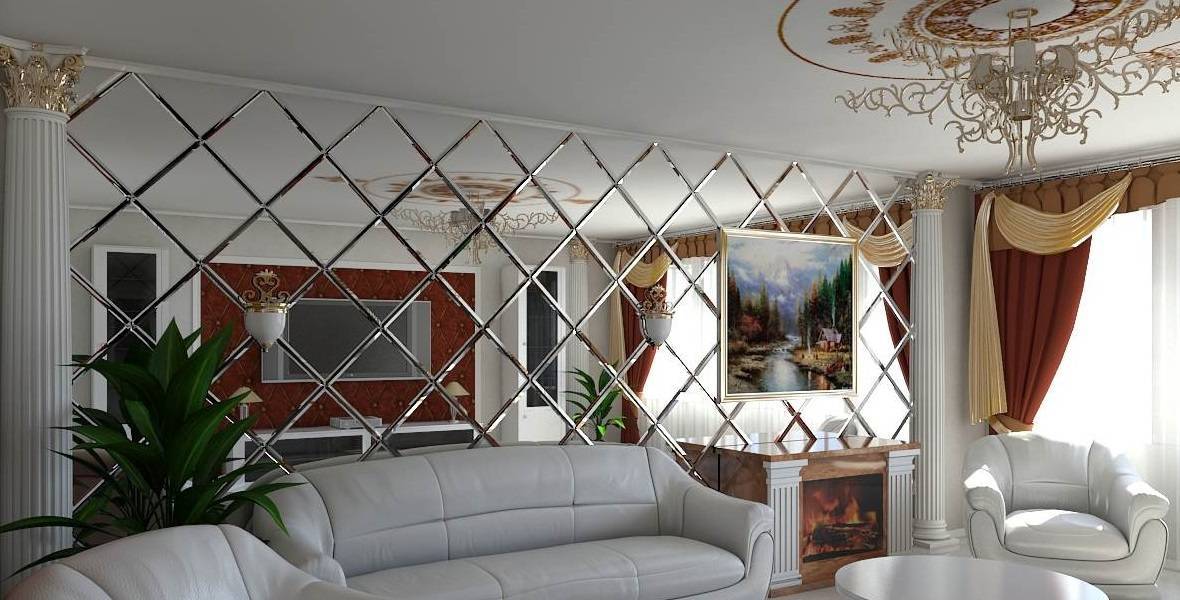Зеркальная плитка в интерьере: фото и идеи декора | дом мечты