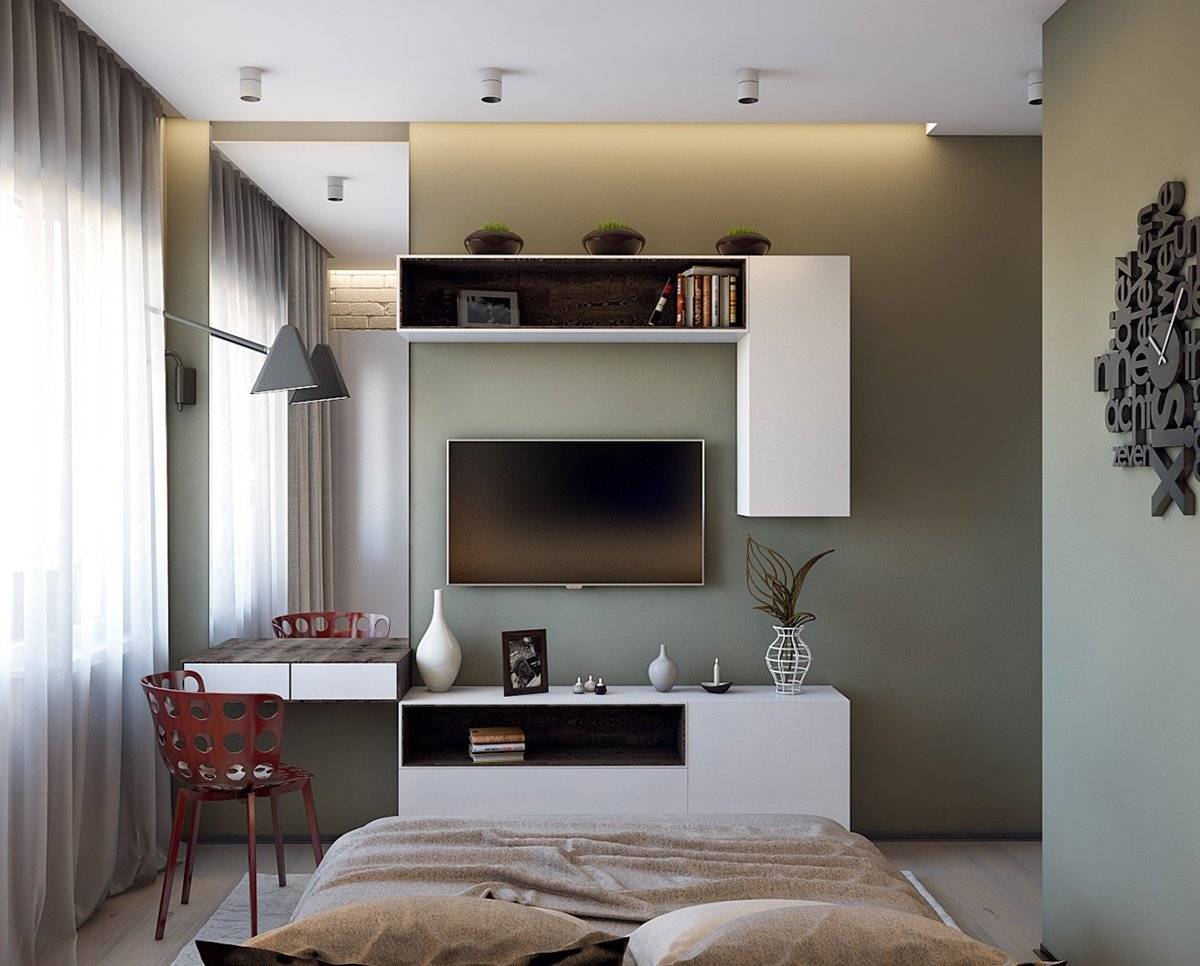 современный дизайн в маленькой квартире