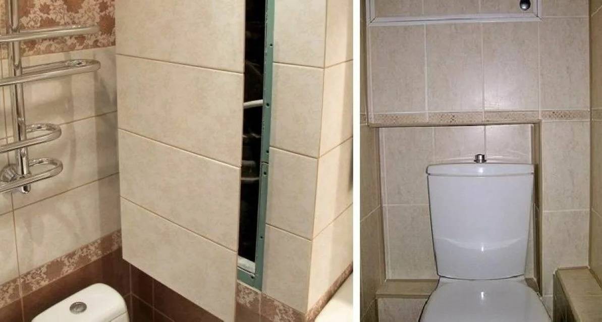 6 способов скрыть трубы в маленькой ванной комнате