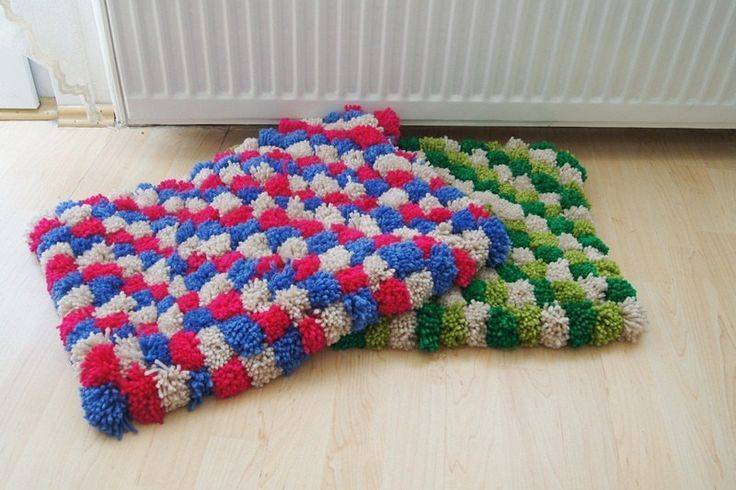 Коврик в ванную своими руками - инструкции по изготовлению