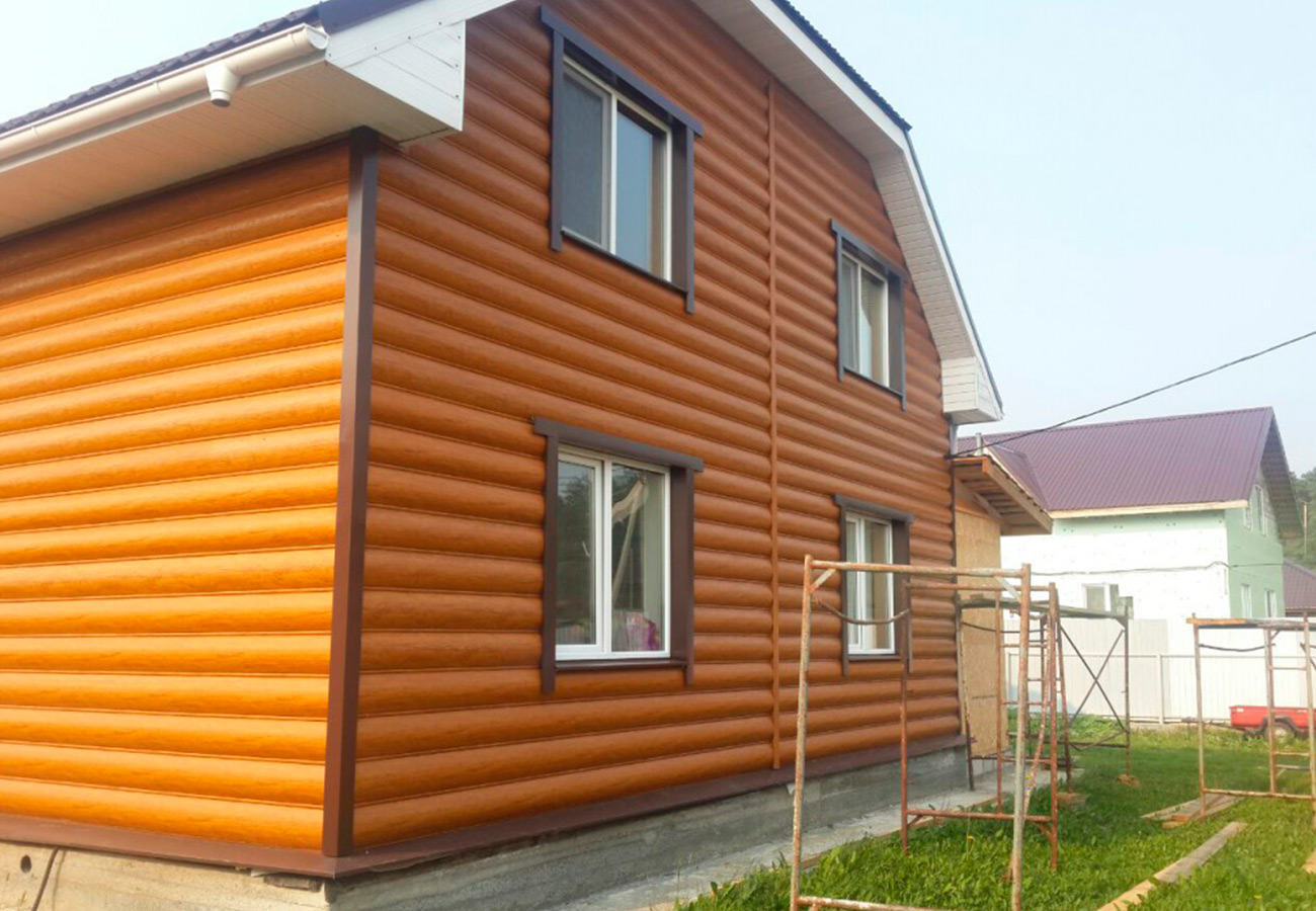 Сайдинг под брус — кровля крыши для дома