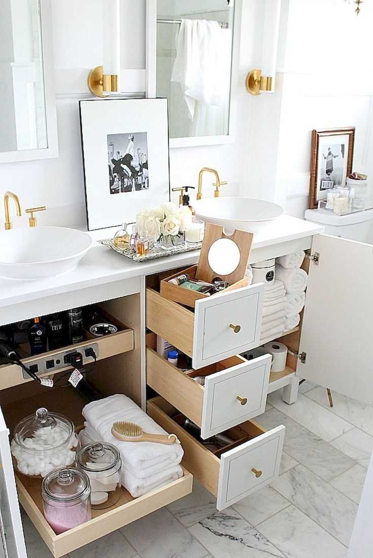 Идеи для организации хранения вещей в ванной комнате (25 фото) - decorwind