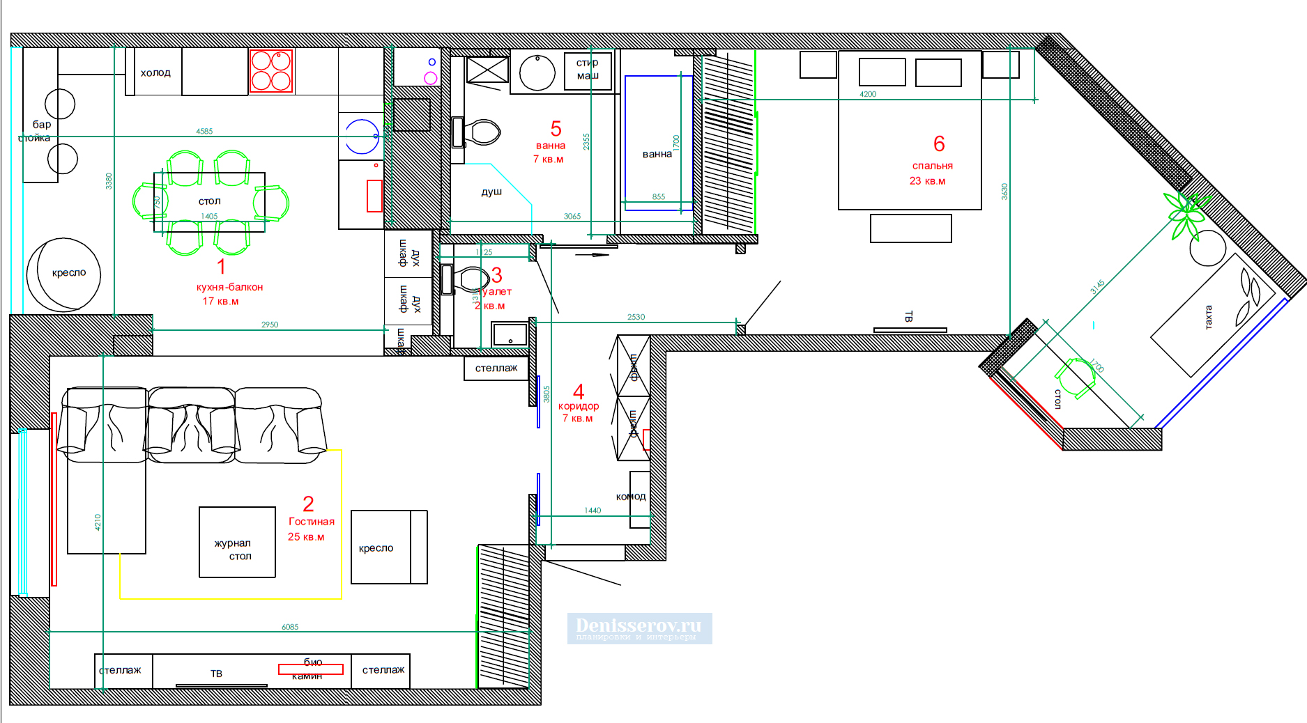 Дизайн квартир 80 кв. м. — 100 лучших идей оформления 2020 года