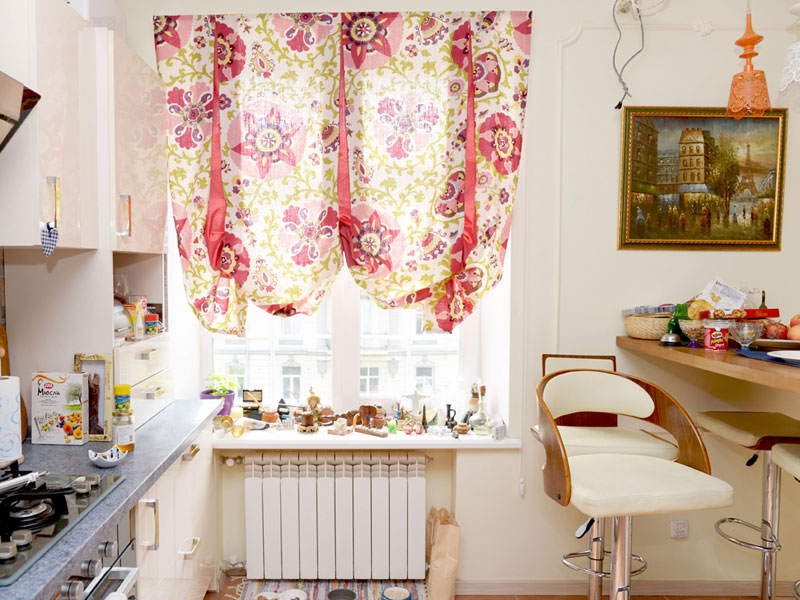 Короткие шторы для кухни: красивые фото с примерами современного дизайна