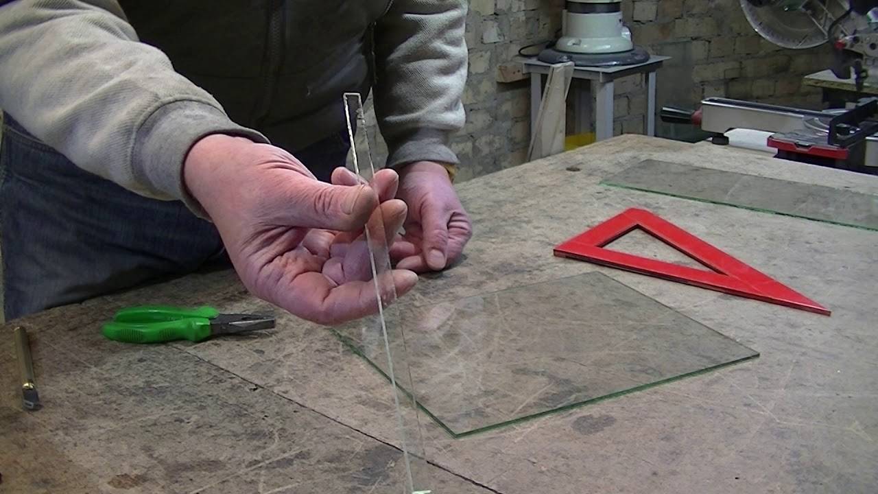 Как правильно резать стекло в домашних условиях
