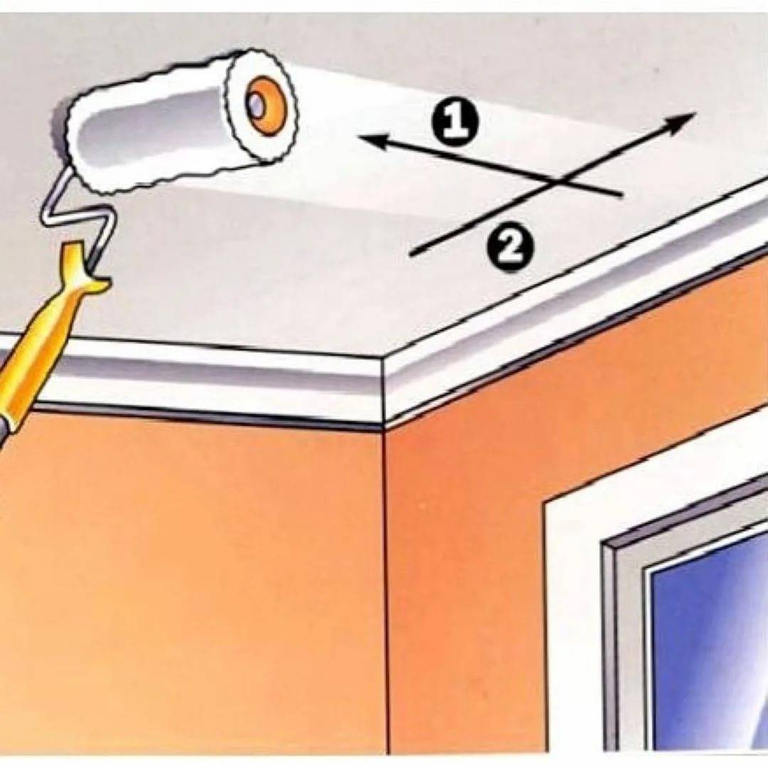 Как покрасить потолок – подготовка, инструменты и этапы