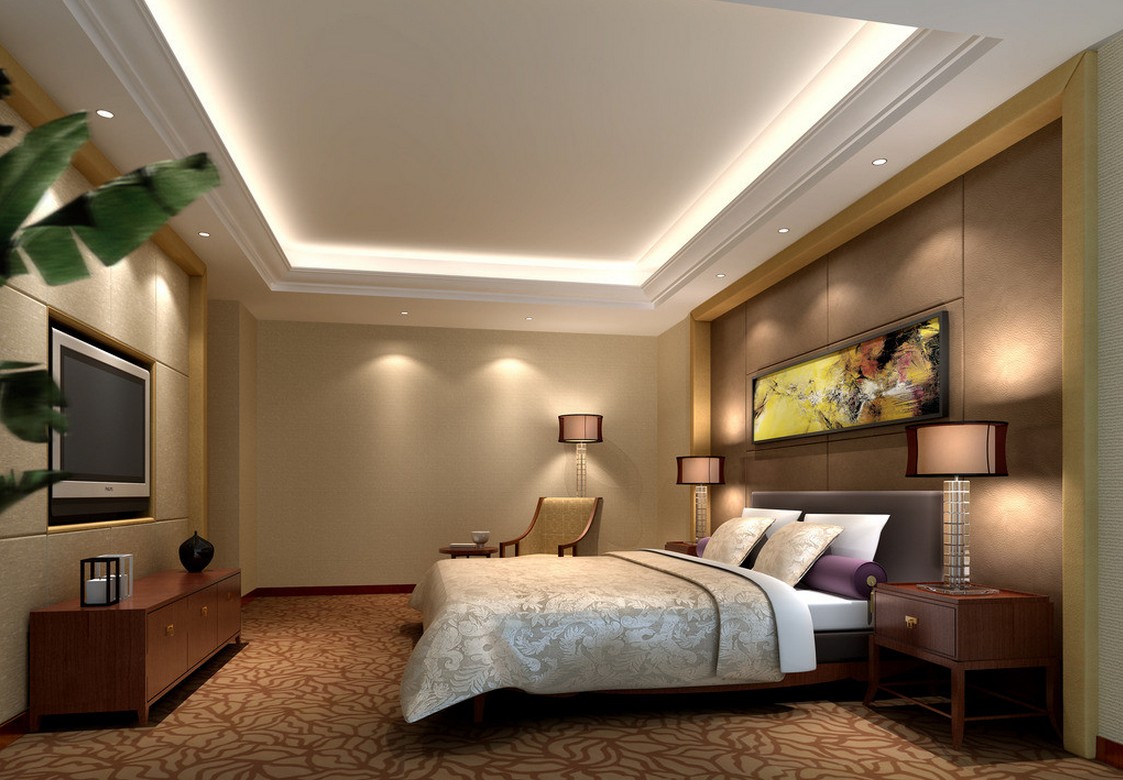 Потолок из гипсокартона в спальне: особенности выбора и идеи дизайна