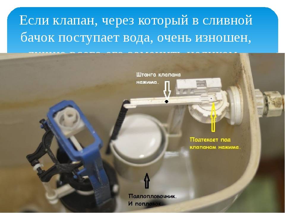 Как починить поплавок в бачке унитаза старого образца