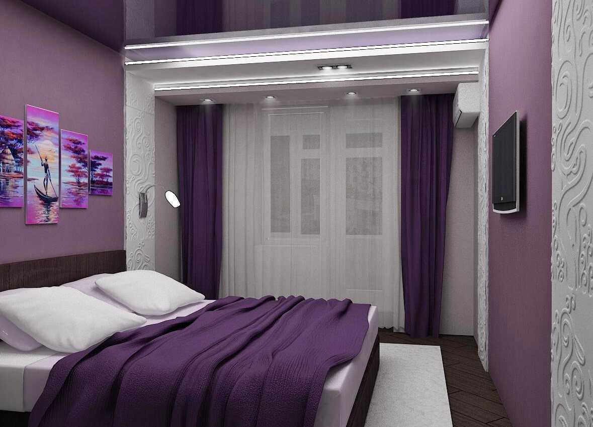 Дизайн спальни в сиреневых тонах - лучшие идеи оформления!