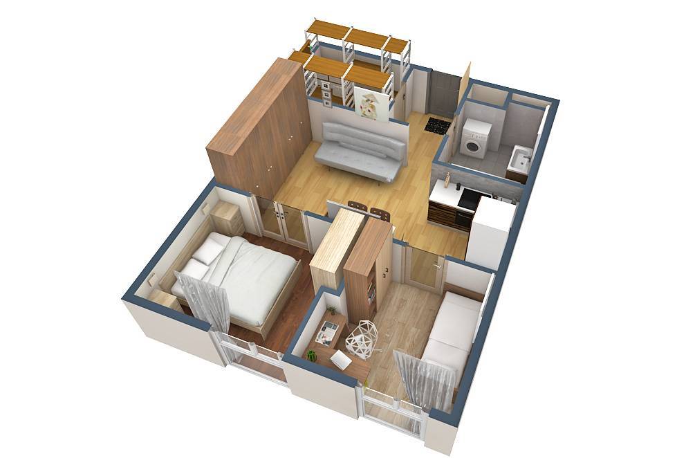 Дизайн двухкомнатной квартиры 70 кв м в современном стиле: варианты интерьера с фото