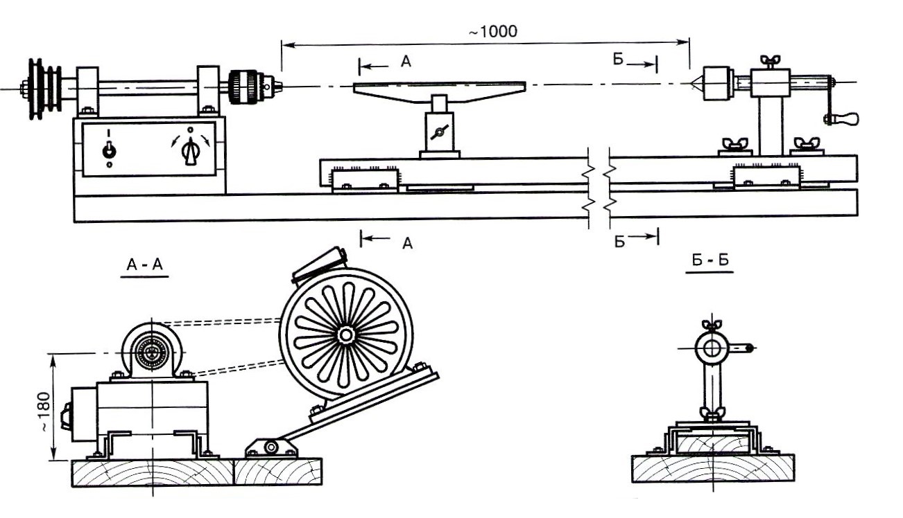 Копир для токарного по дереву своими руками с чертежами станка