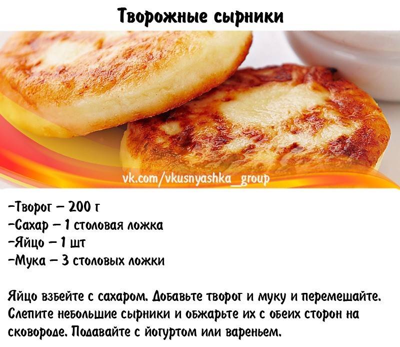 Творожные сырники: 4 классических рецепта пышных сырников из творога на сковороде