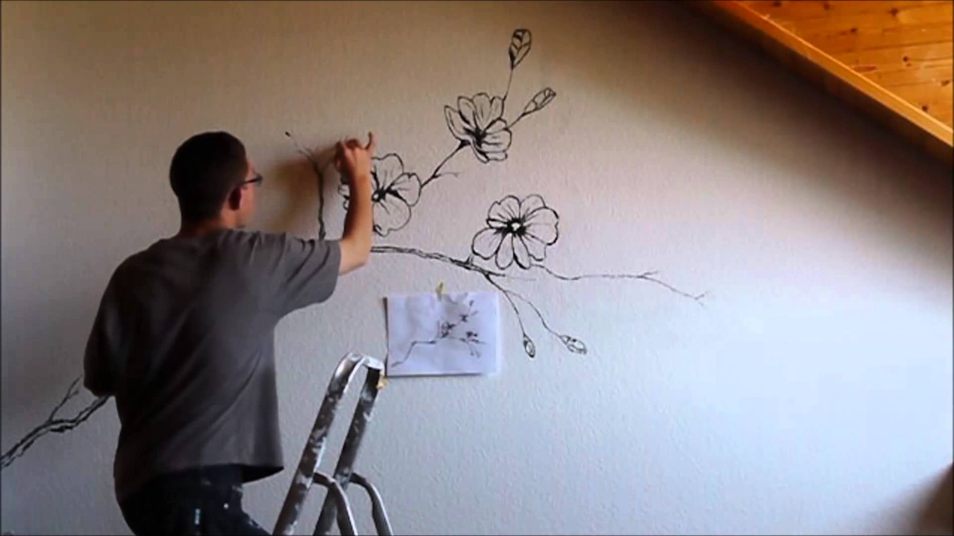 Как правильно сделать роспись в интерьере своими руками