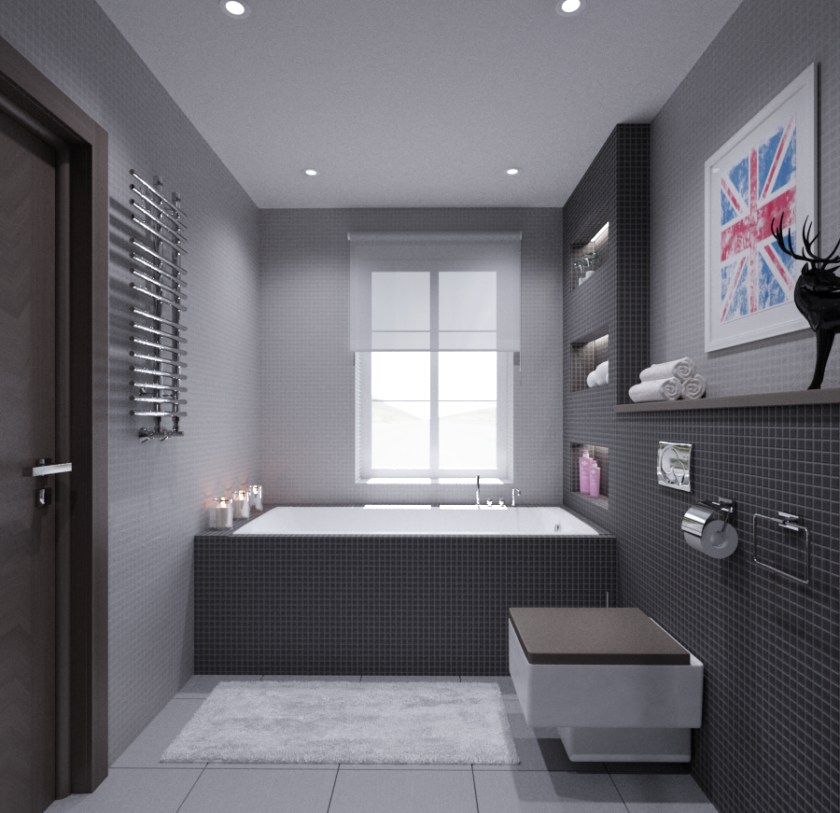Серая ванная — красивые сочетания стиля, дизайна интерьера и подбора аксессуаров (140 фото идей)