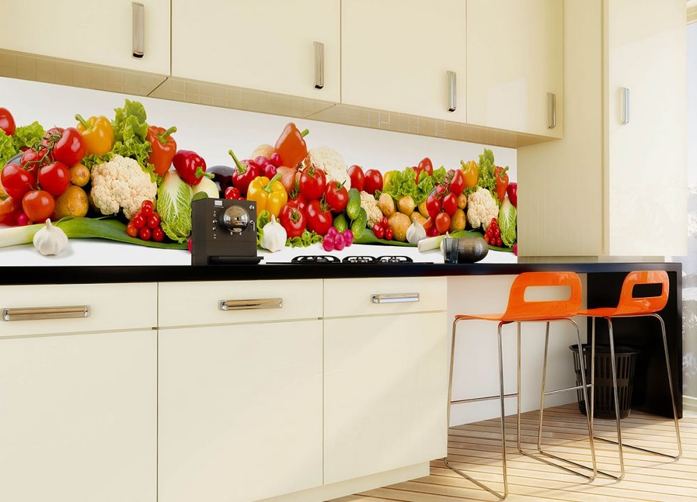 Фартук для белой глянцевой кухни: как подобрать к гарнитуру, варианты отделки по цвету, современный красивый дизайн, советы дизайнера
 - 22 фото