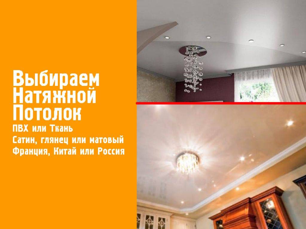 Какой натяжной потолок лучше: матовый, глянцевый или сатиновый? разница, таблица плюсов и минусов, видео