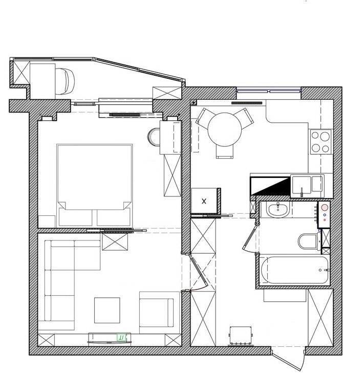 Дизайн квартиры серии 44т: лучшие решения современного интерьера