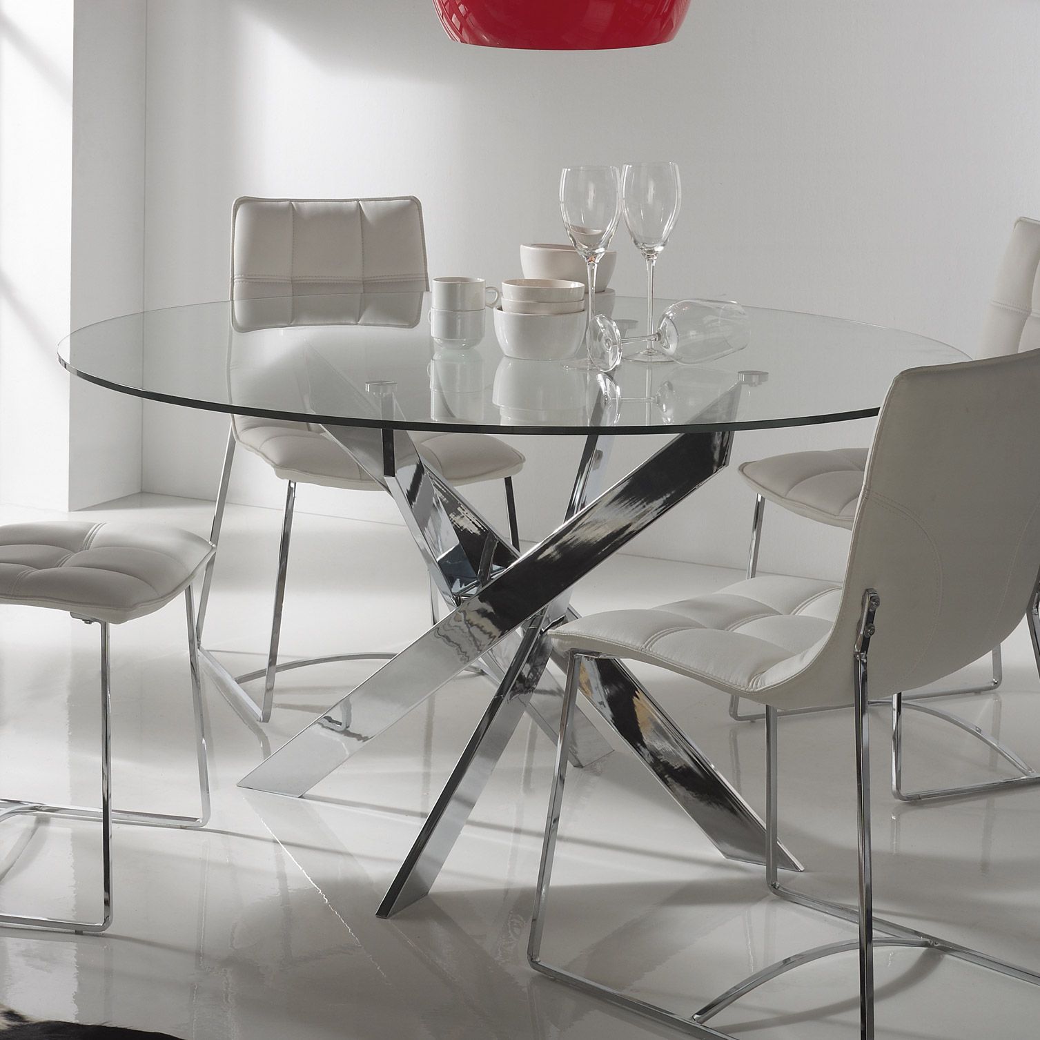 Как подобрать круглый стол из стекла для стильной кухни?