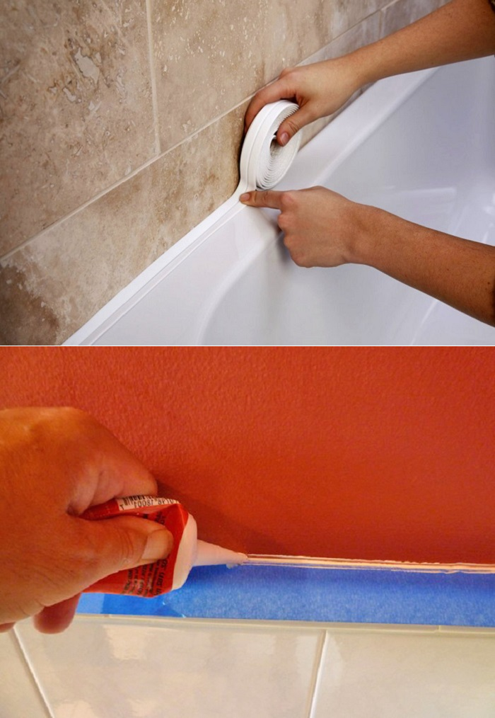 Герметизация ванны со стеной: способы заделки стыков чтобы не протекала вода