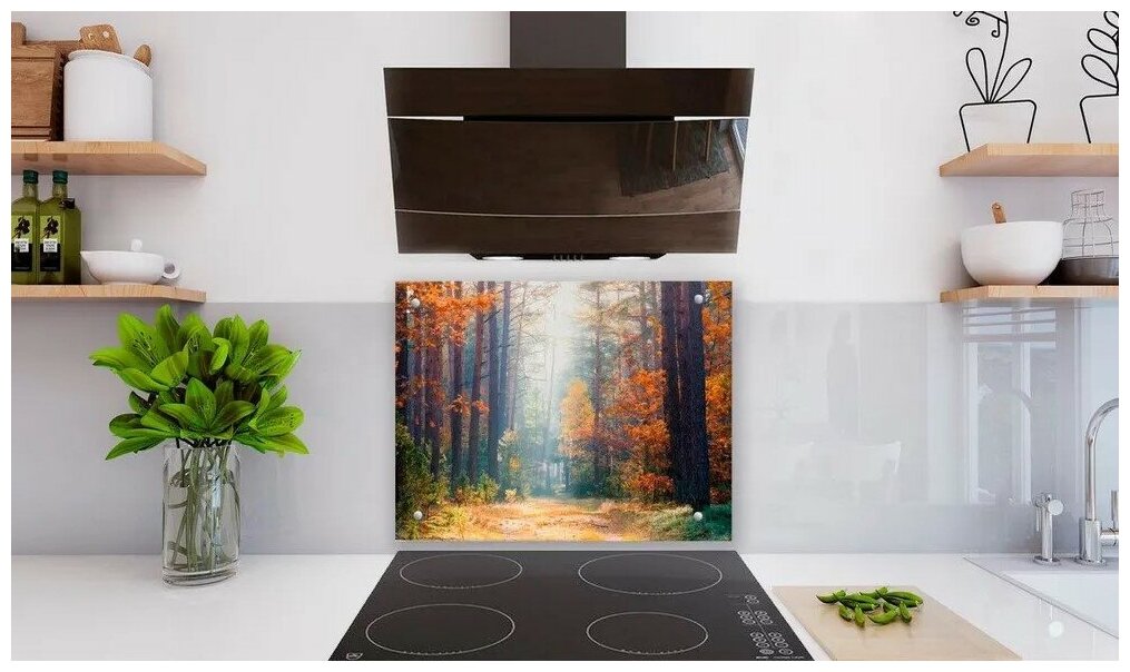 Фартук для кухонного гарнитура - виды материалов | как выбрать?