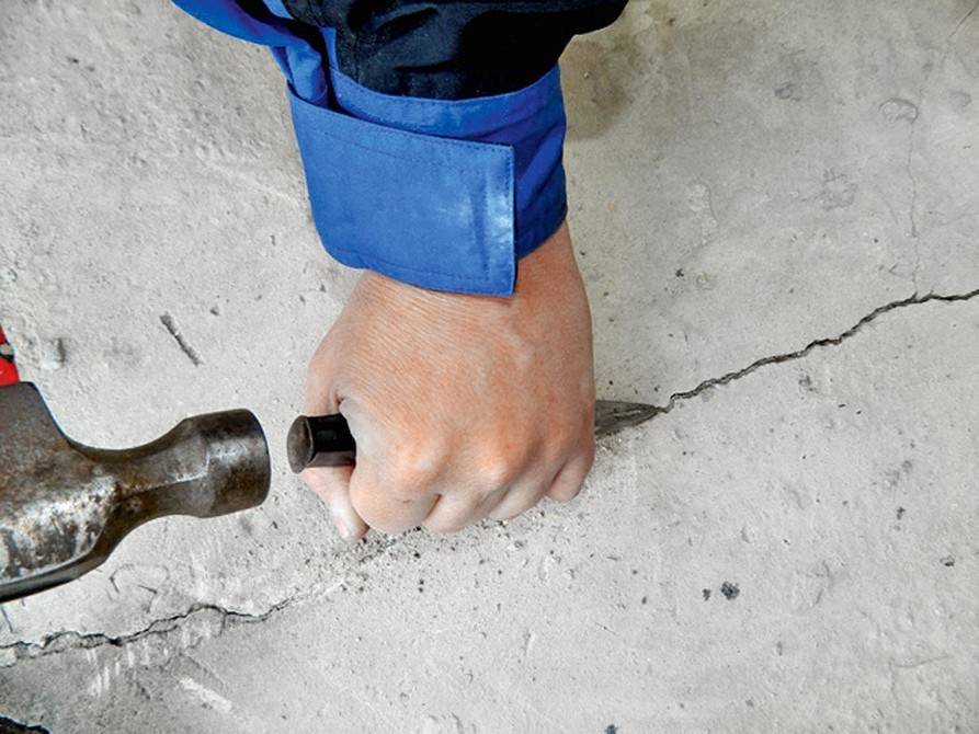 Ремонт бетонного пола своими руками