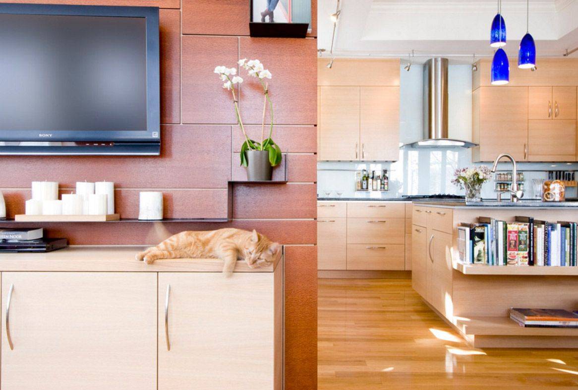 Телевизор на кухне: 47 фото, лучшие варианты размещения