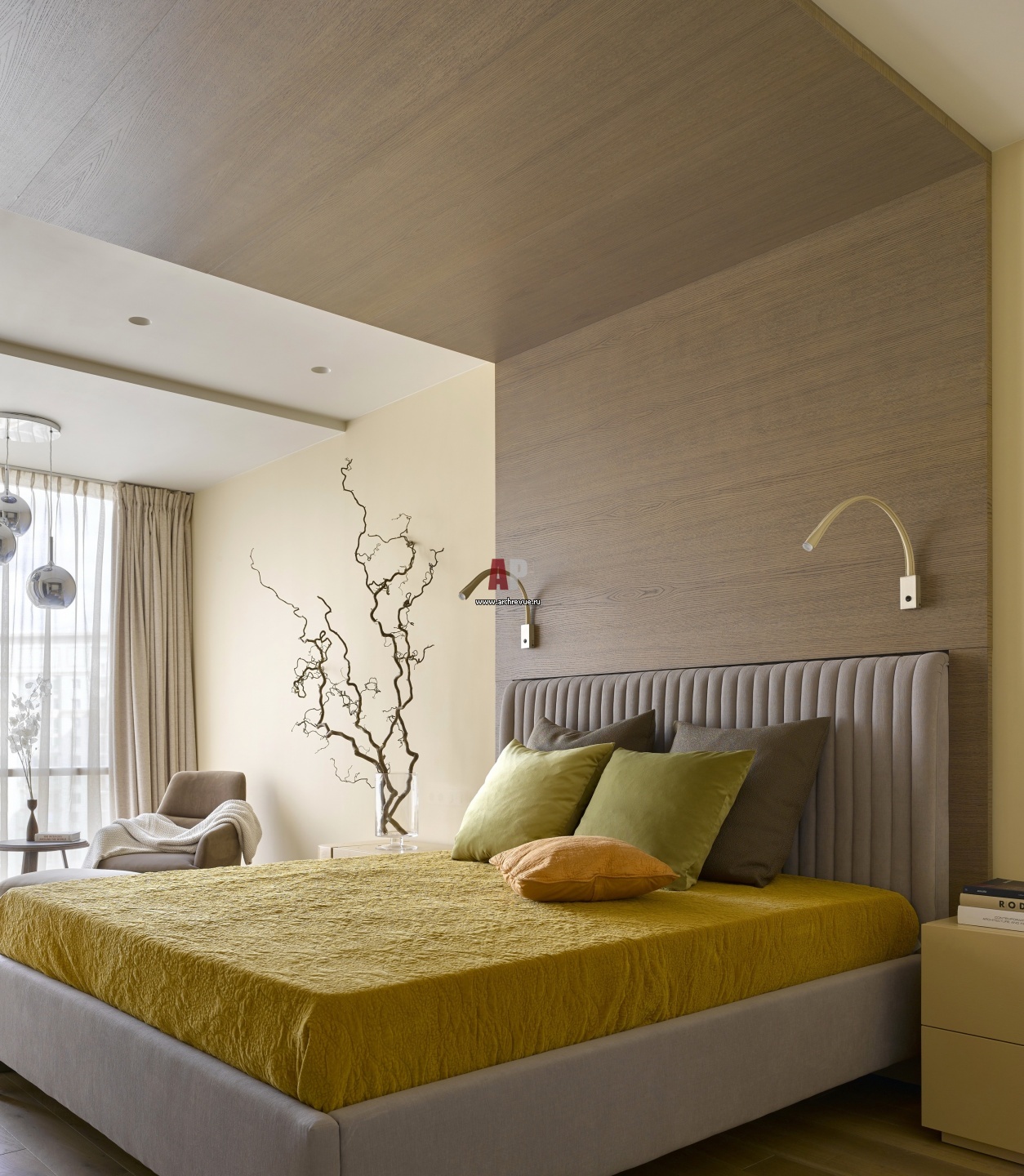 Стены в спальне: стильные сочетания, модные тенденции и примеры уютных сочетаний для спальни (170 фото)