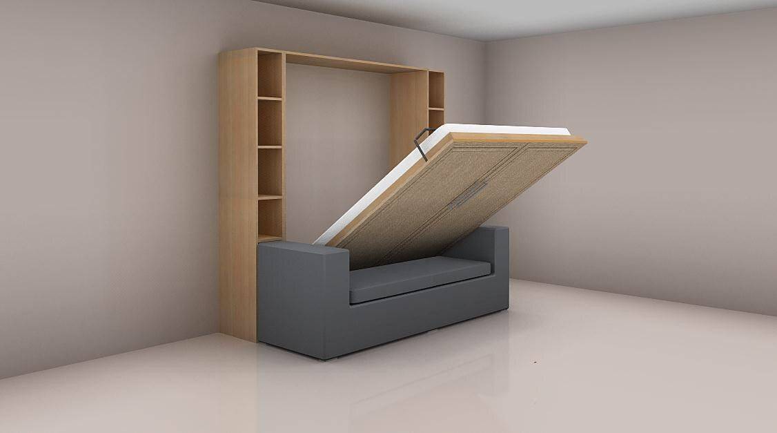 Шкаф-кровать с диваном трансформер 3 в 1: виды, особенности, фото, отзывы