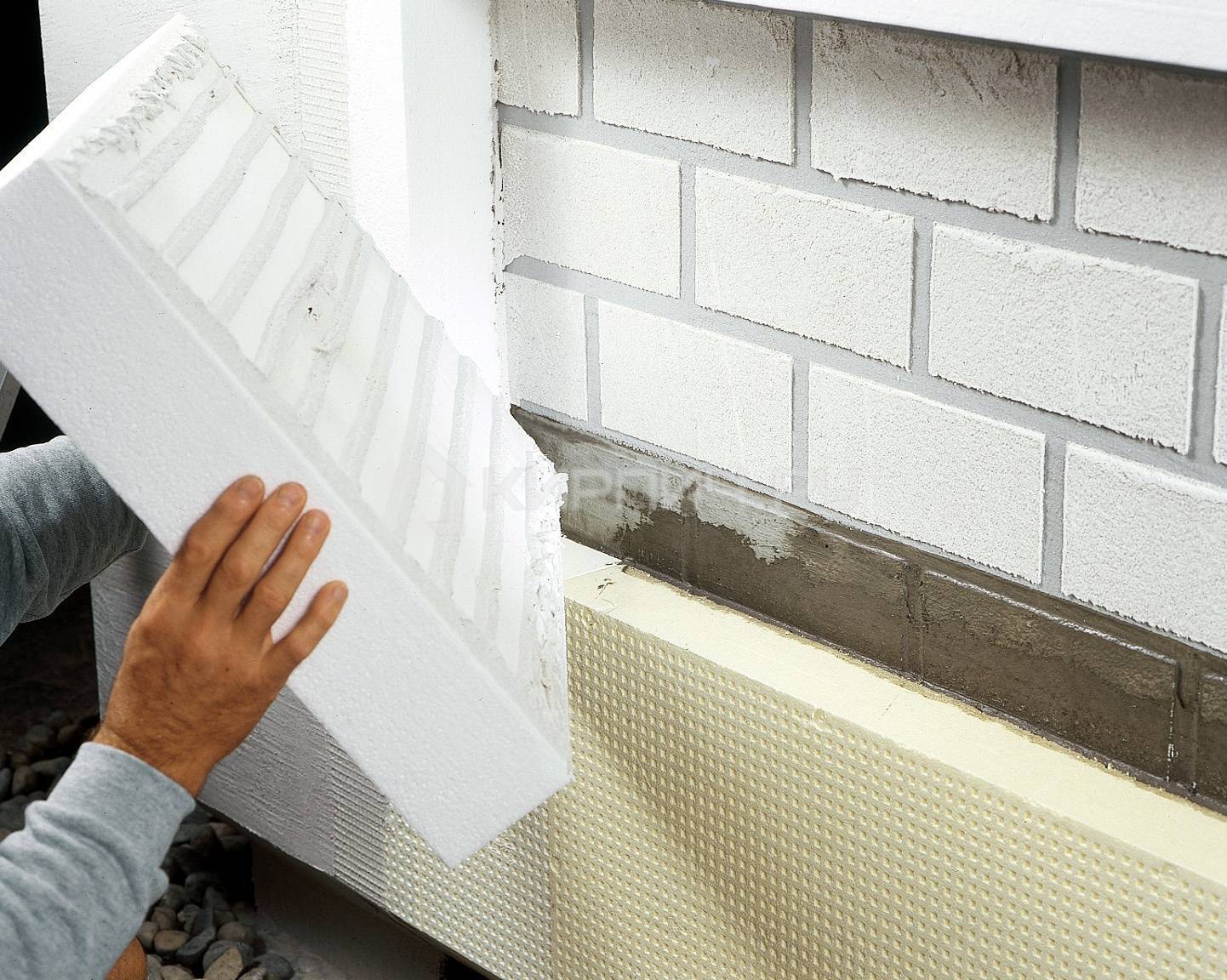 Утепление фасада экструдированным пенополистиролом: технология монтажа - всё о фасадах
