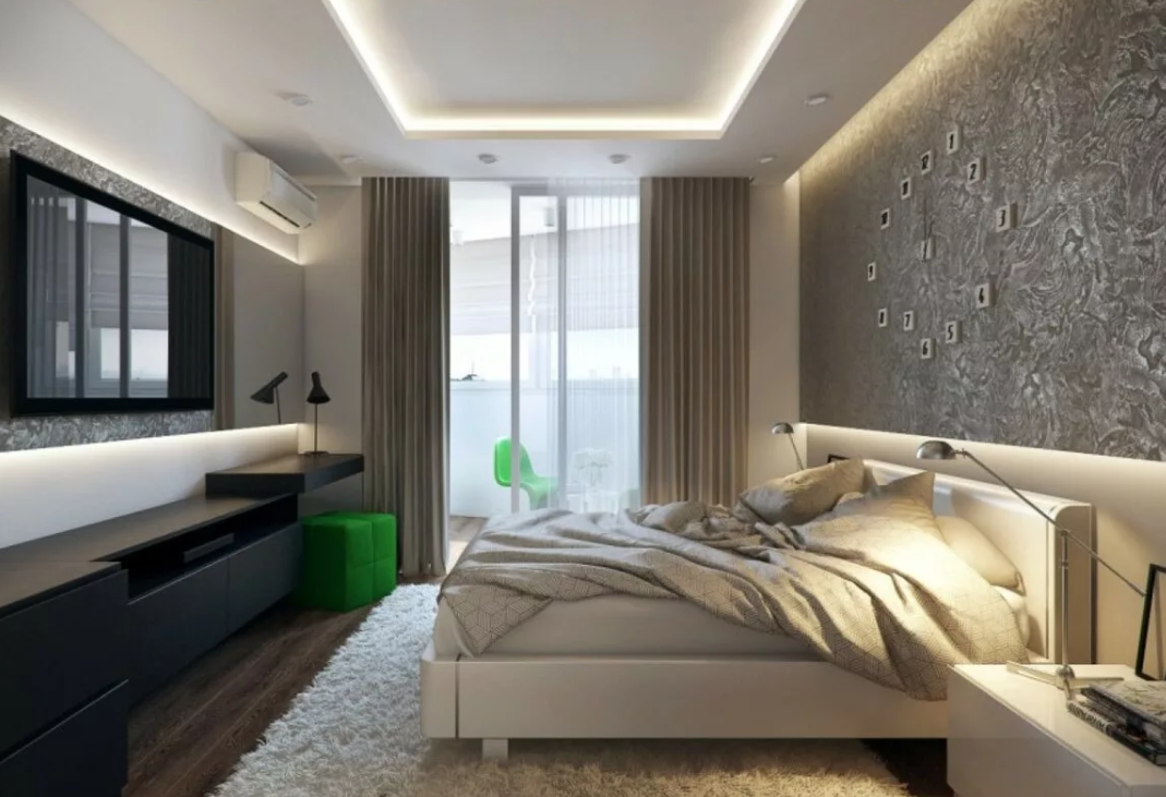 Дизайн спальни 15 кв. м +75 идей интерьера на фото