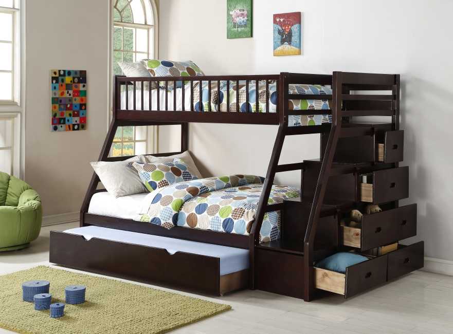 Двухъярусные кровати для детей в интерьере: 27 вариантов