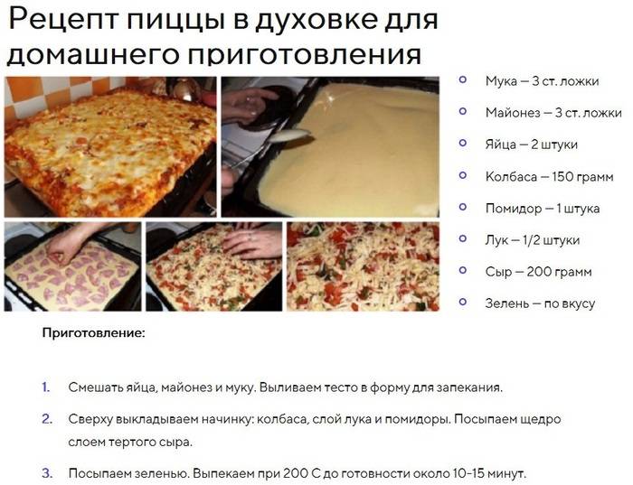 Тесто для пиццы тонкое 40 рецептов - 1000.menu