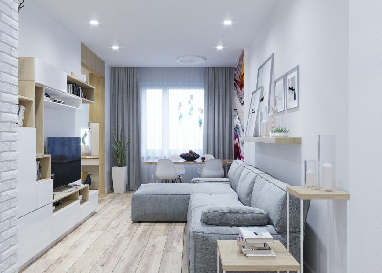 Скандинавский стиль в интерьере маленькой квартиры