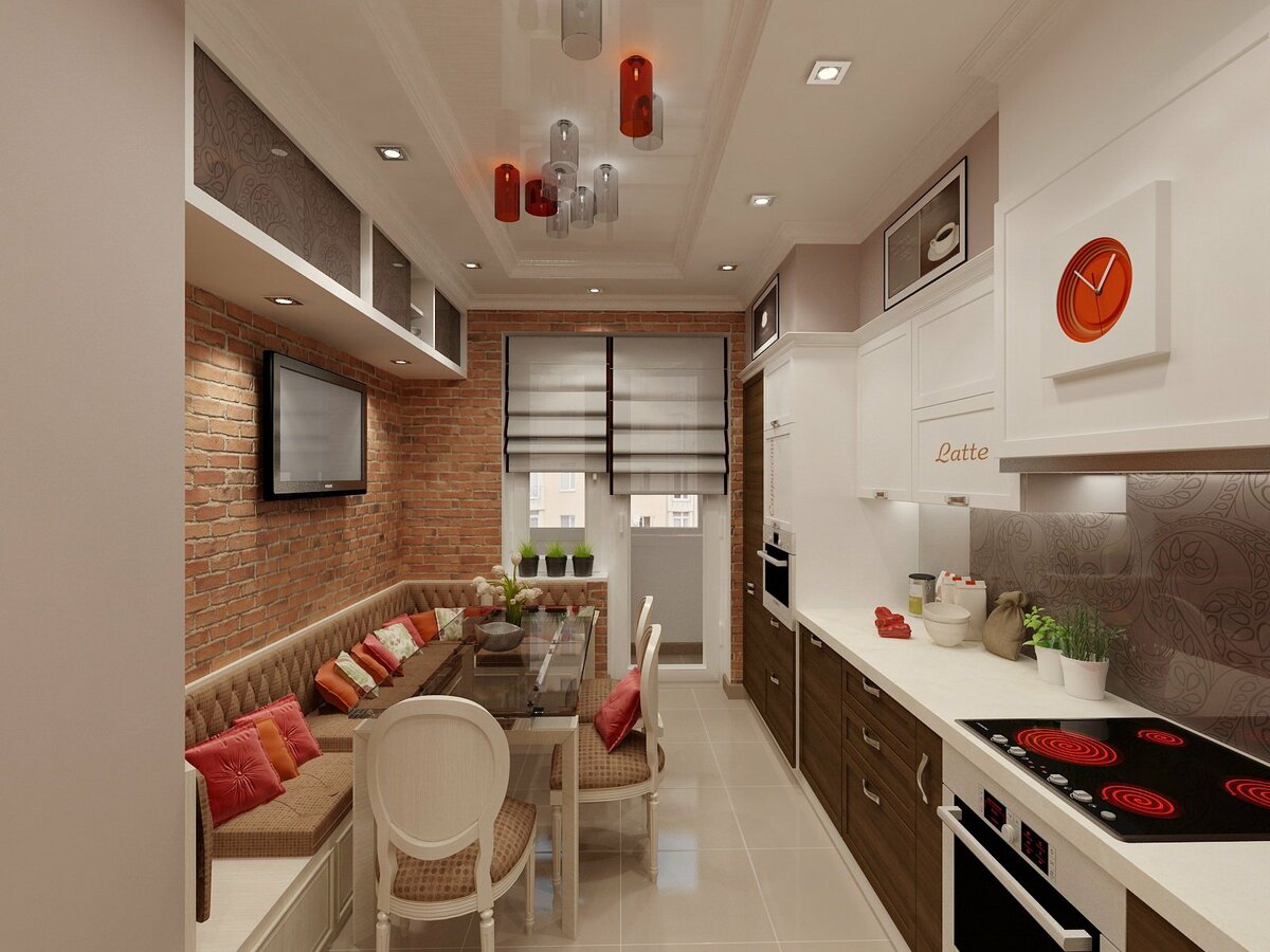 кухни 3 на 4 дизайн интерьера