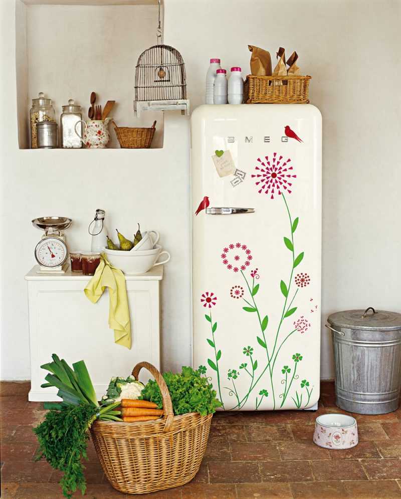 10 оригинальных идей украшения холодильника
