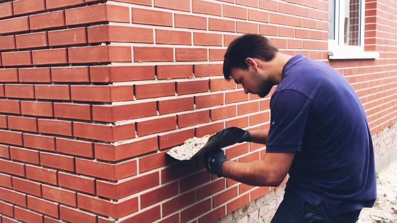 Облицовка фасада кирпичом