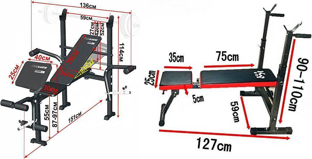 Скамья для жима лежа MIRONFIT RK 01