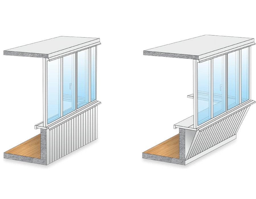 Остекляем балкон самостоятельно: три основных варианта