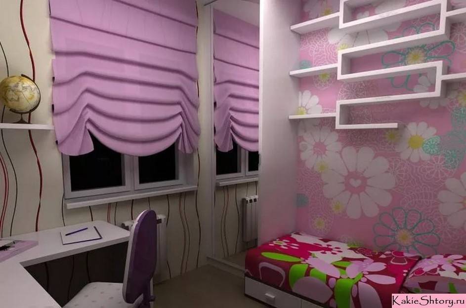 Как подобрать римские шторы в детскую комнату для мальчика или девочки с учетом интерьера помещения