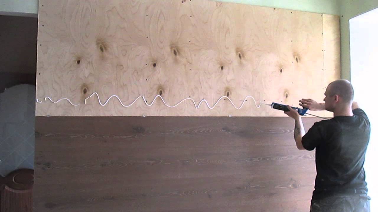 Отделка стен ламинатом самостоятельно: как крепить ламинат на стену