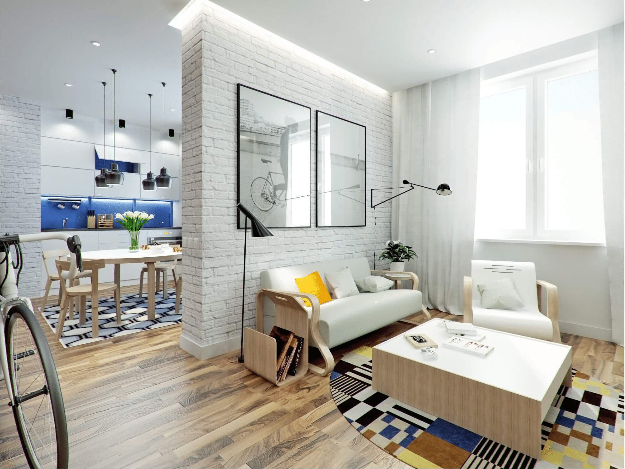 Дизайн однокомнатной квартиры 42 кв. м (31 фото): проект с отличной планировкой, интересные идеи оформления интерьера