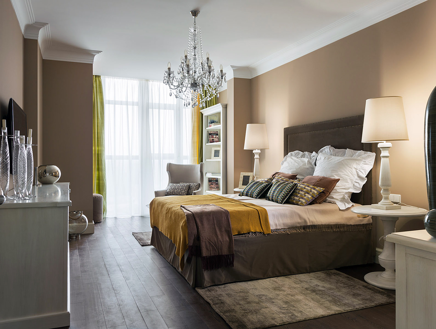 Оформление спальни: правильный выбор цвета, кровати, мебели