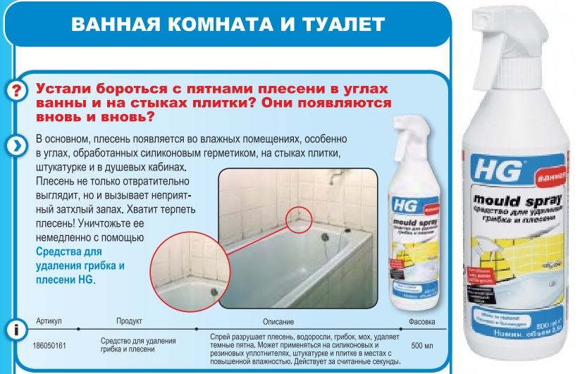 Как удалить черную плесень в ванной комнате и вывести ее навсегда?