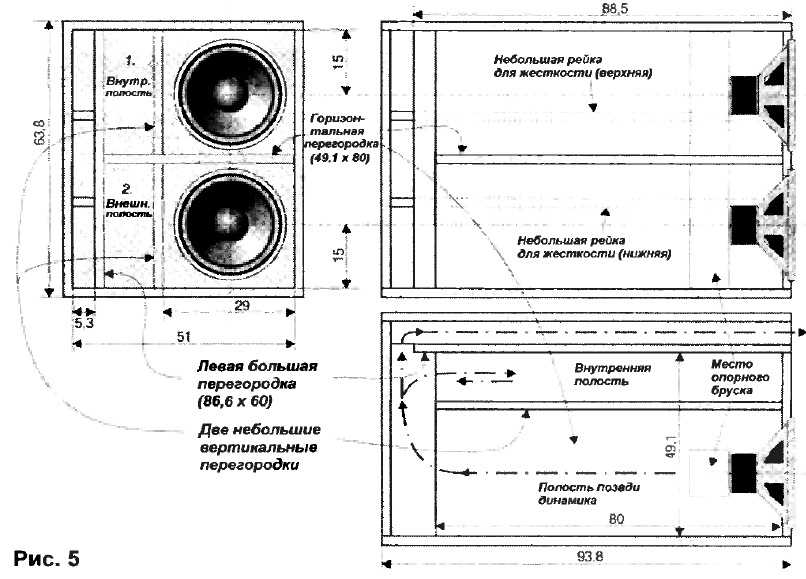 Hi fi акустика своими руками чертежи