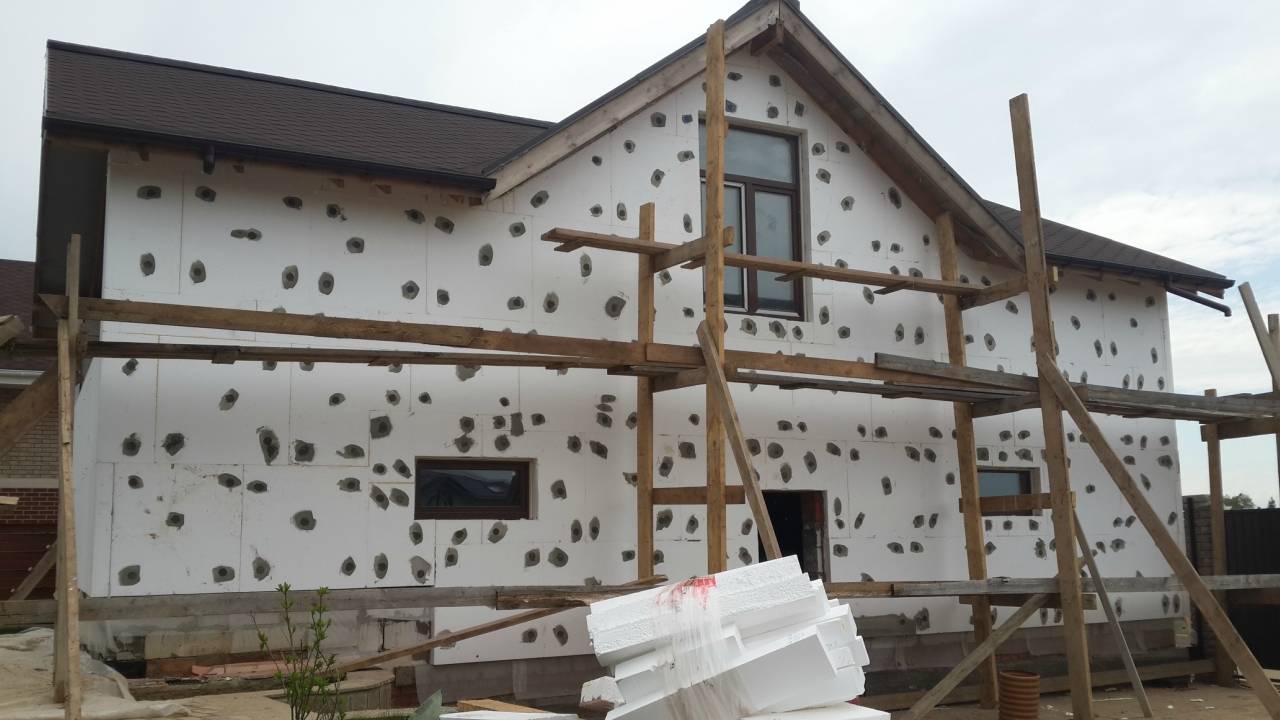 Утепление стен пенопластом своими руками: пошаговая инструкция